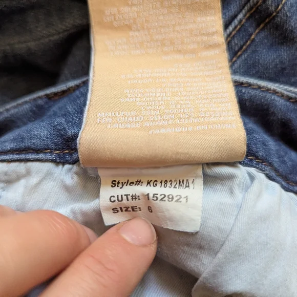 Kut From The Cloth Meg Fab Ab Mid Rise Wide Leg Jeans Women's Size 6 Stretch - Picture 11 of 16